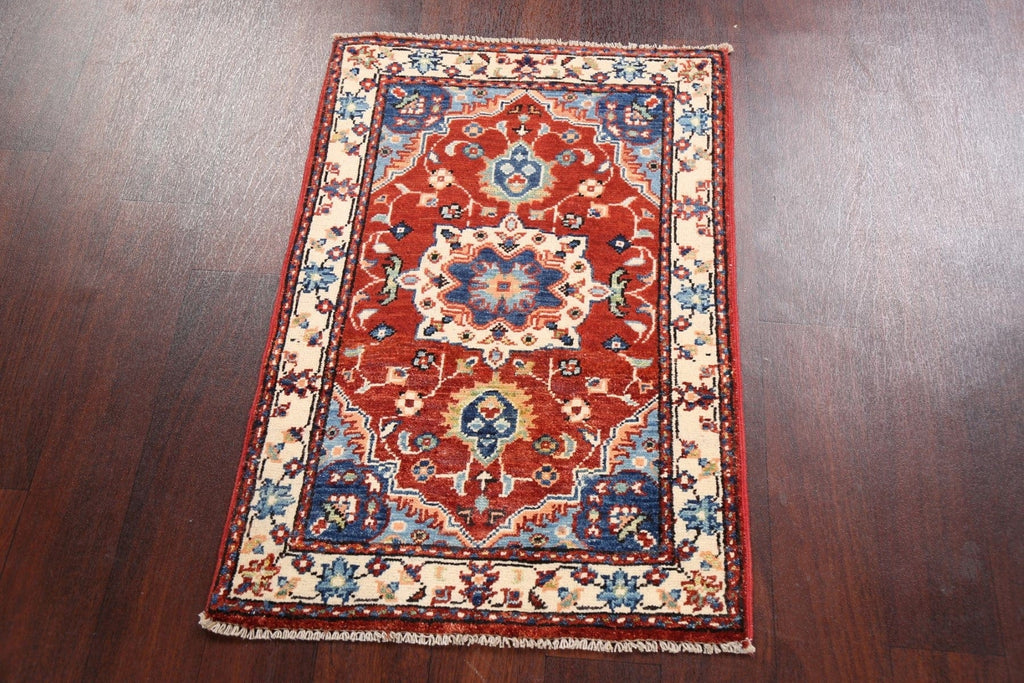 Floral Kazak Oriental Area Rug 2x3