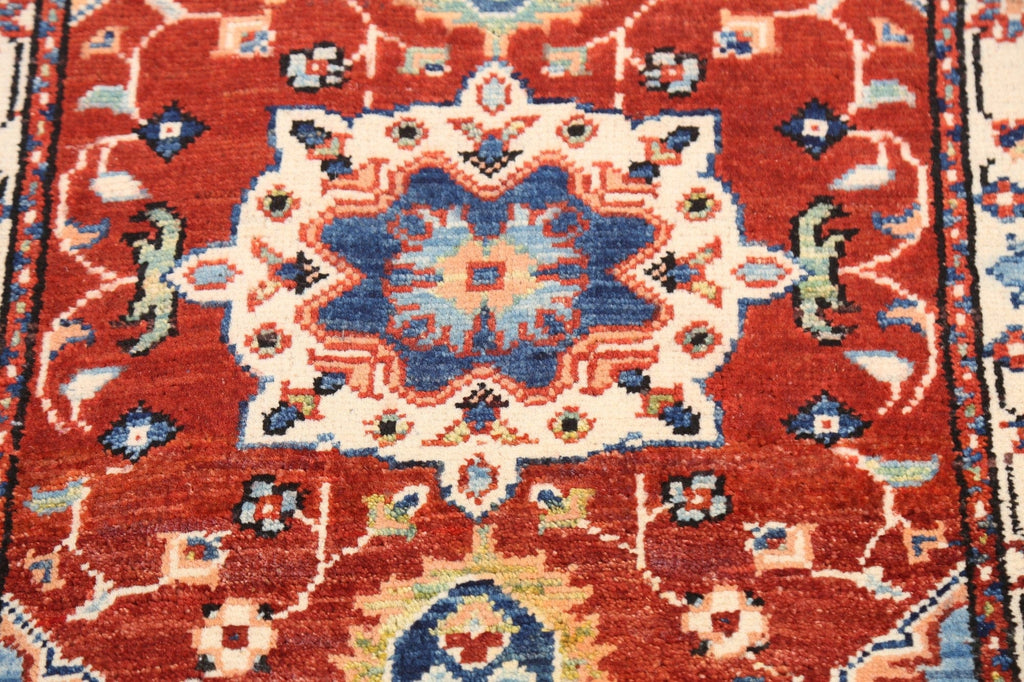 Floral Kazak Oriental Area Rug 2x3