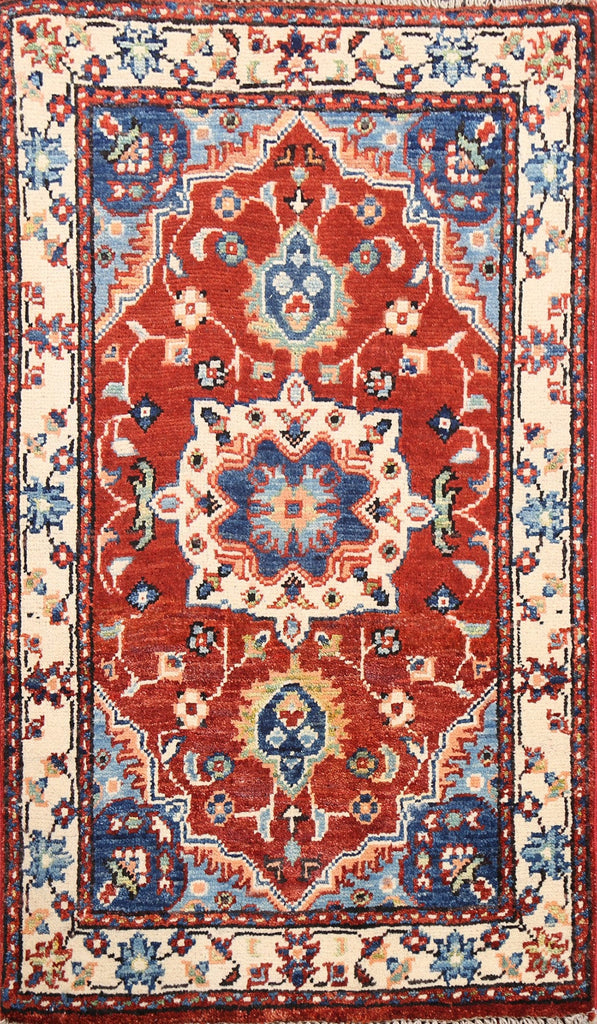 Floral Kazak Oriental Area Rug 2x3