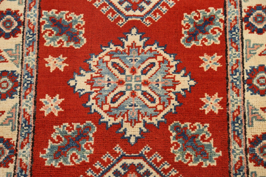 Geometric Kazak Oriental Area Rug 2x3