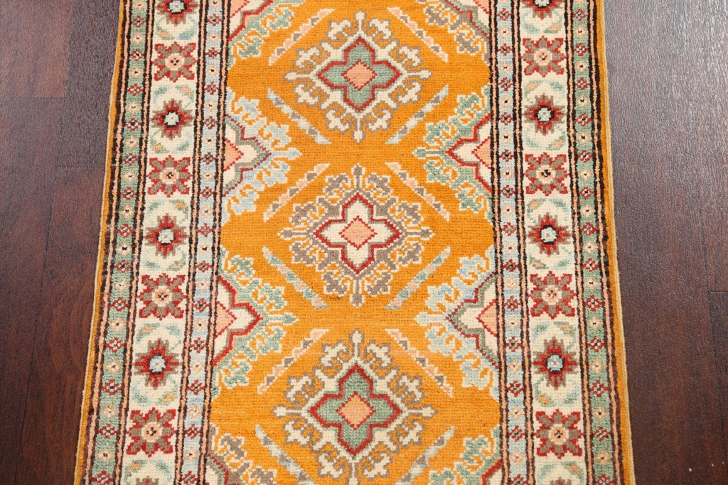 Geometric Kazak Oriental Area Rug 2x3