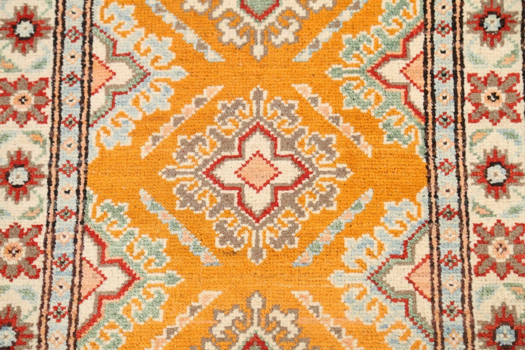 Geometric Kazak Oriental Area Rug 2x3