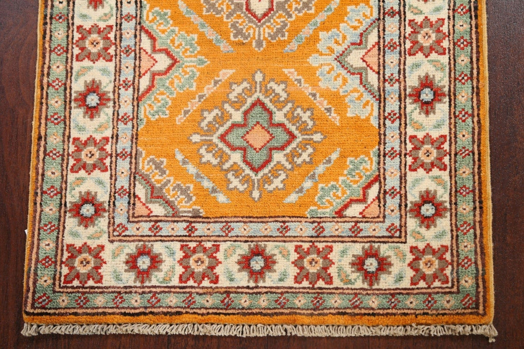 Geometric Kazak Oriental Area Rug 2x3