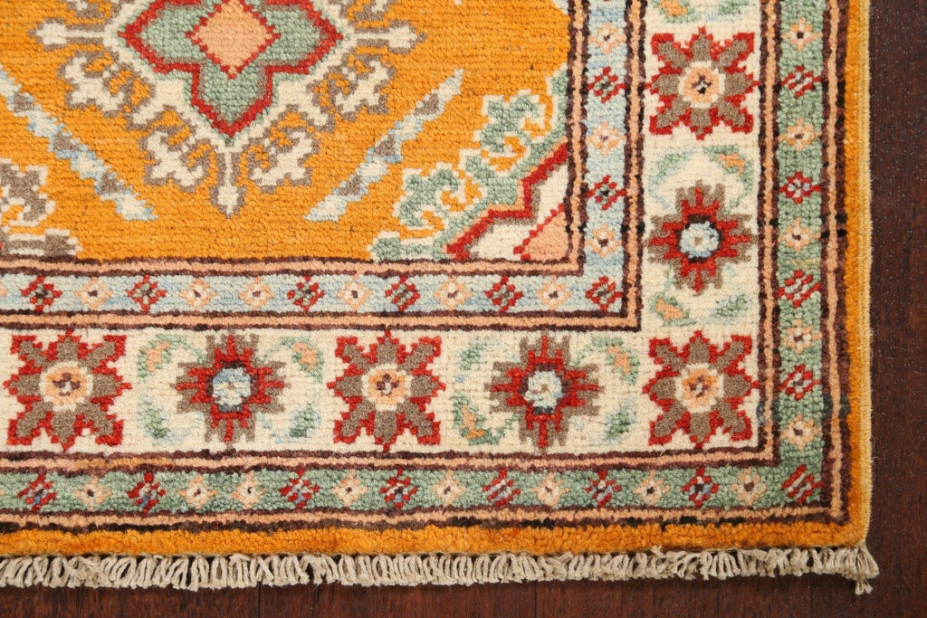 Geometric Kazak Oriental Area Rug 2x3