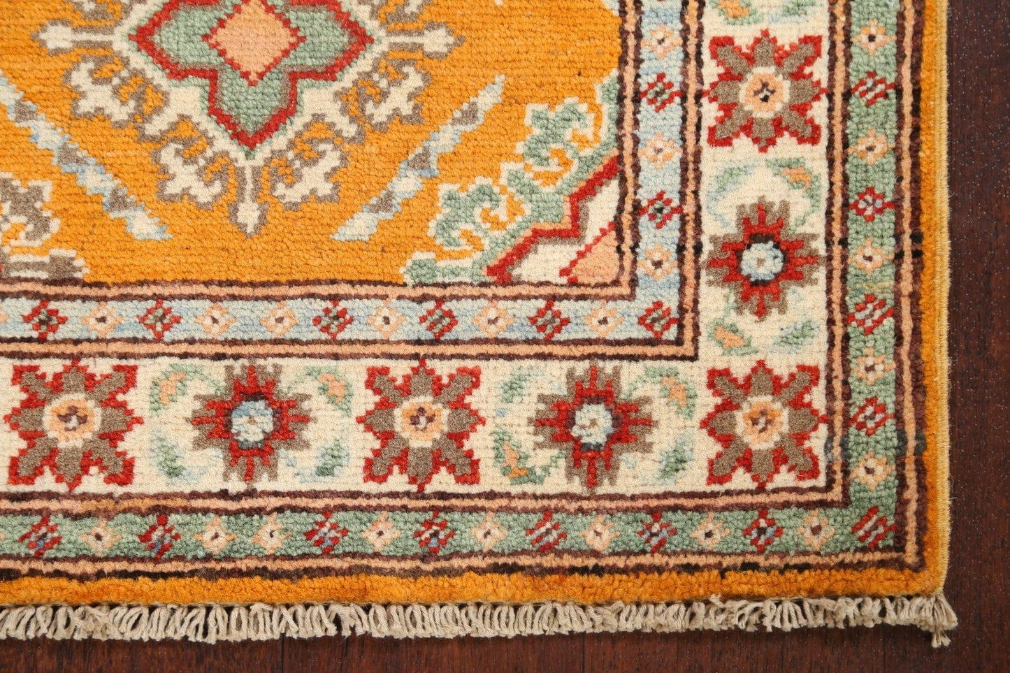 Geometric Kazak Oriental Area Rug 2x3