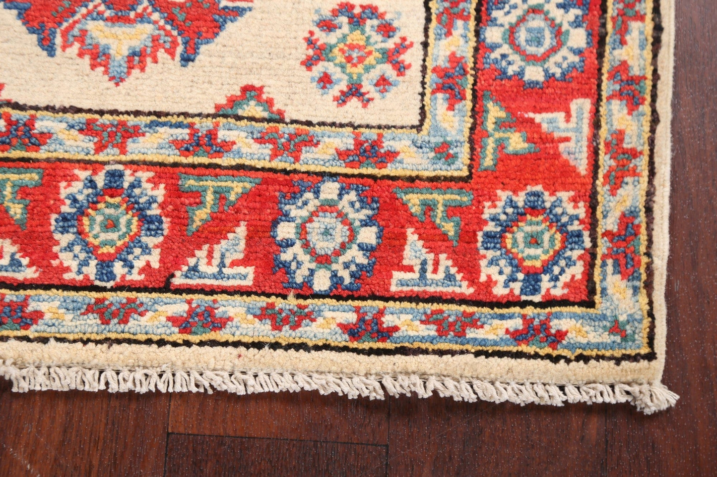 Geometric Kazak Oriental Area Rug 2x3