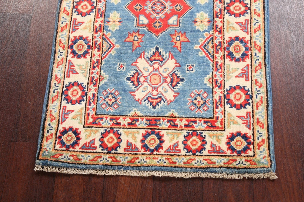 Geometric Kazak Oriental Area Rug 2x3