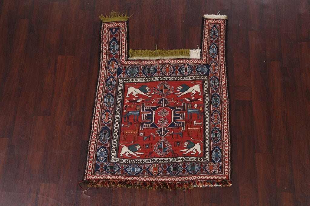 Vegetable Dye Kilim Qashqai Persian Area Rug 3x4