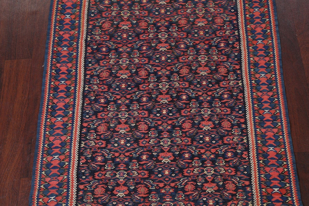 Vegetable Dye Senneh Persian Area Rug 4x5