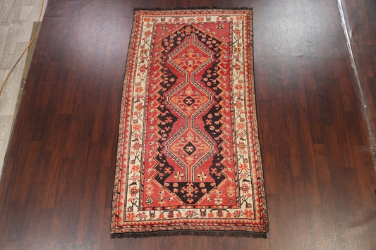 100% Vegetable Dye Tribal Shiraz Persian Area Rug 5x9