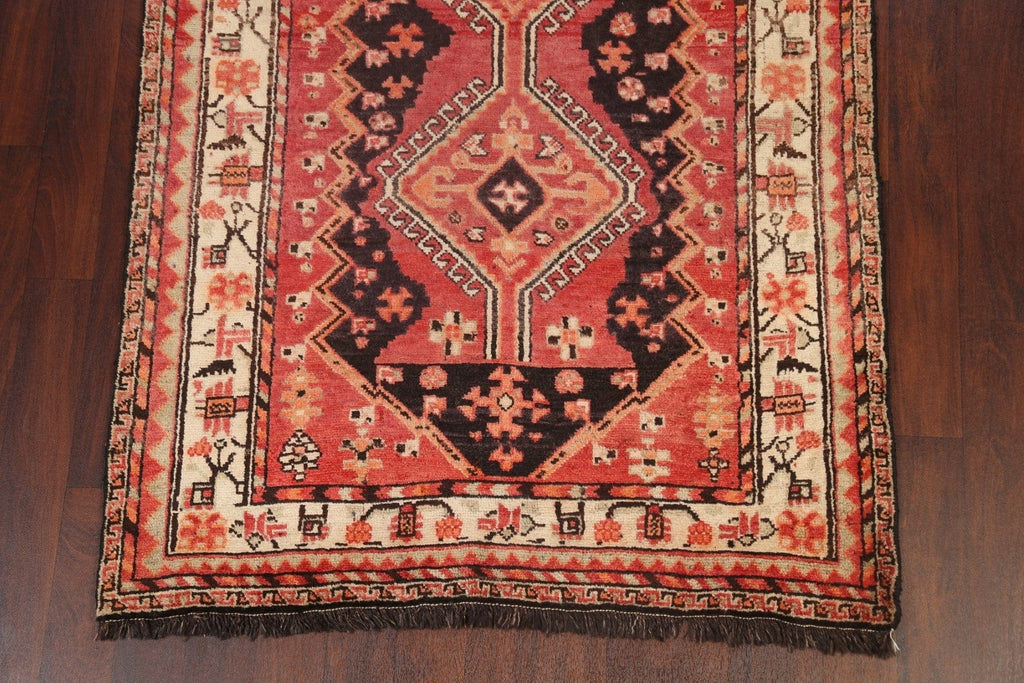 100% Vegetable Dye Tribal Shiraz Persian Area Rug 5x9