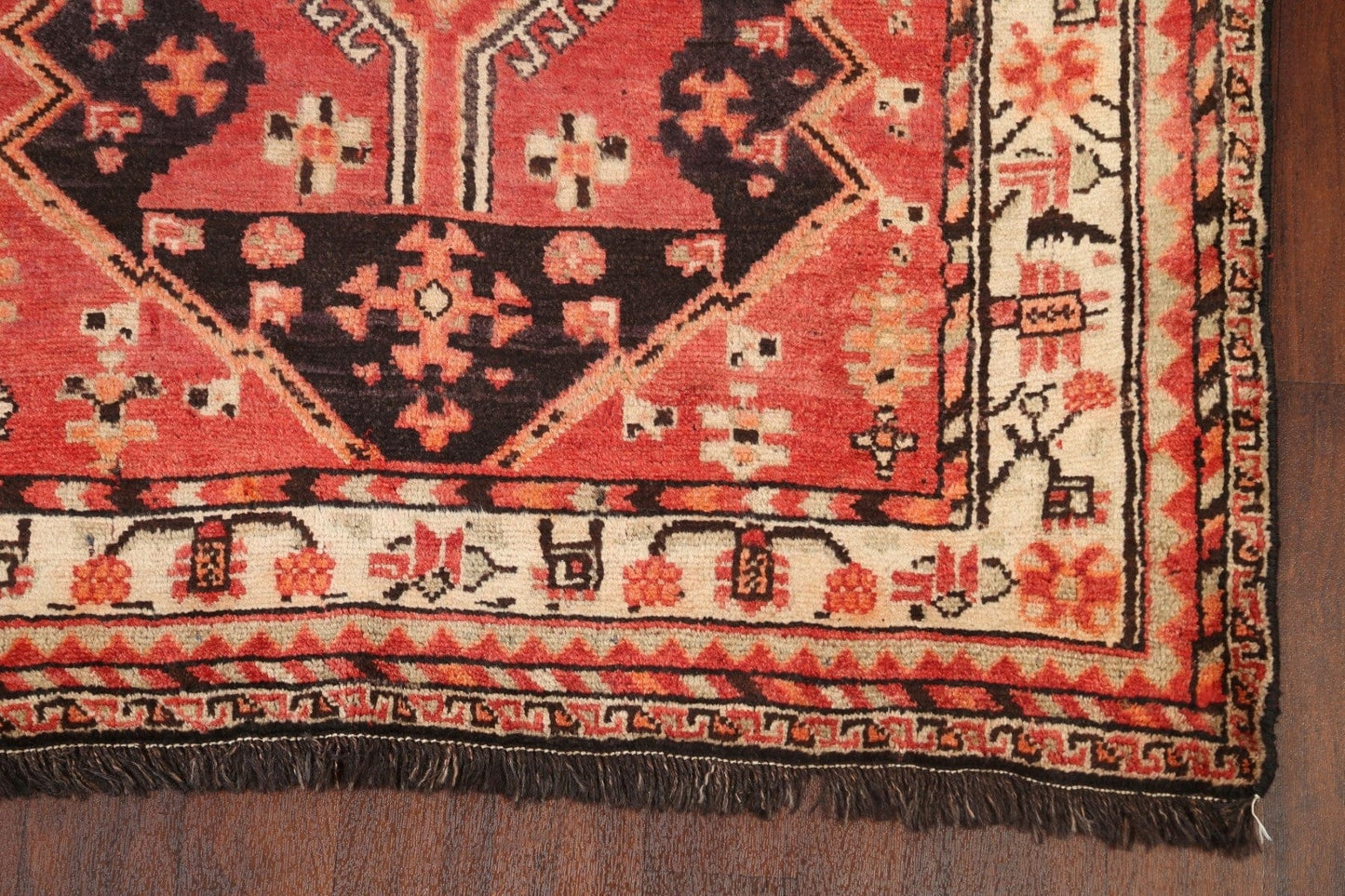 100% Vegetable Dye Tribal Shiraz Persian Area Rug 5x9