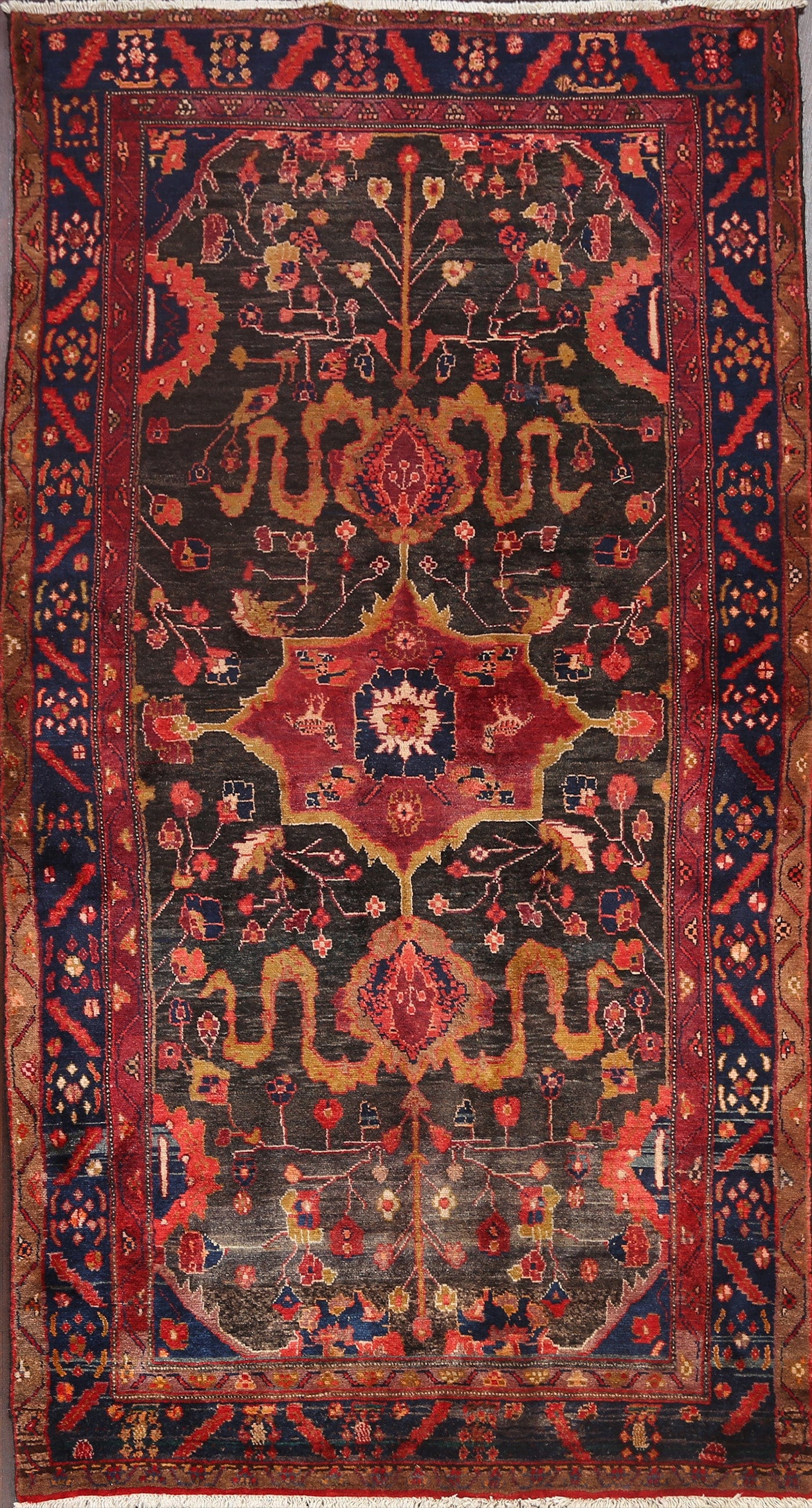 Floral Malayer Persian Area Rug 5x9