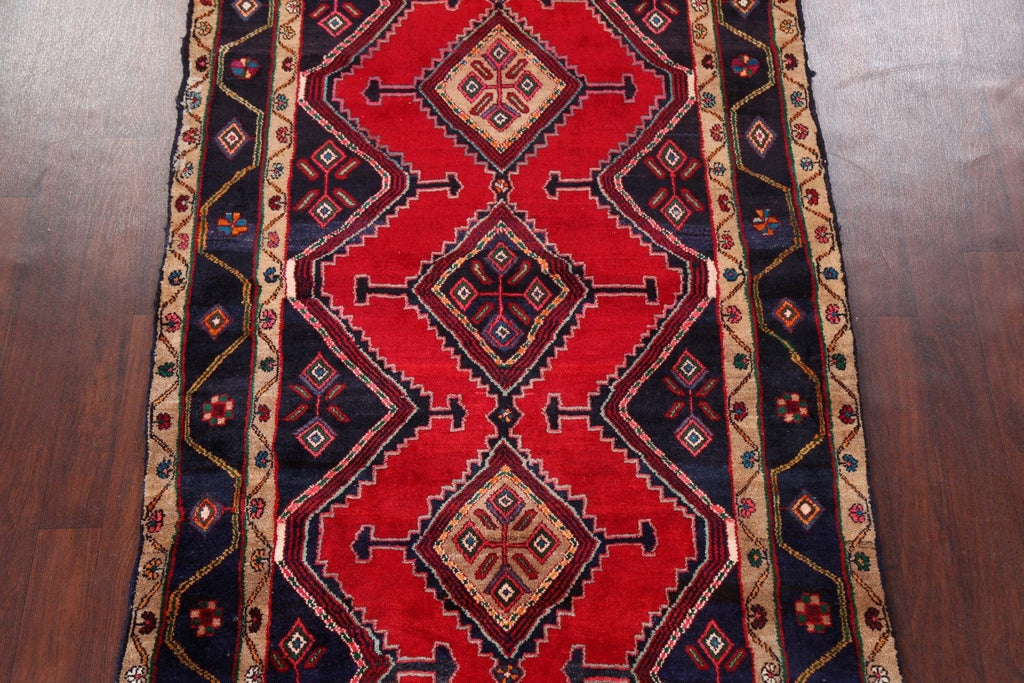 Geometric Hamedan Persian Area Rug 5x9