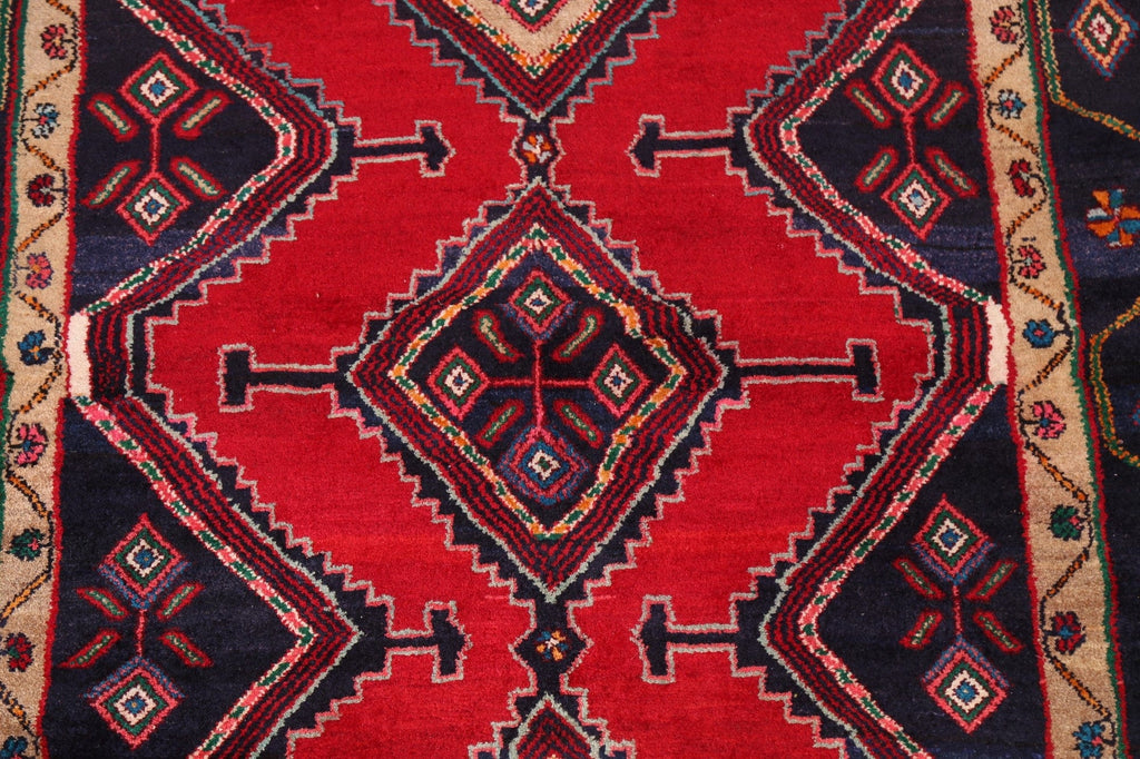 Geometric Hamedan Persian Area Rug 5x9