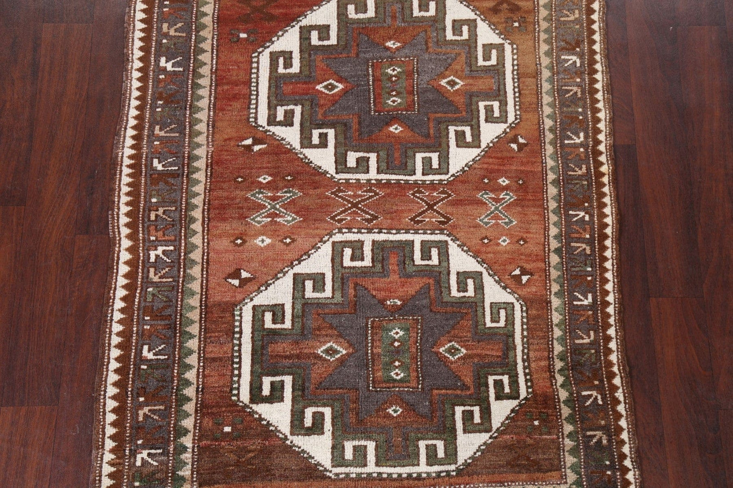 Natural Dye Tribal Anatolian Oriental Area Rug 4x5