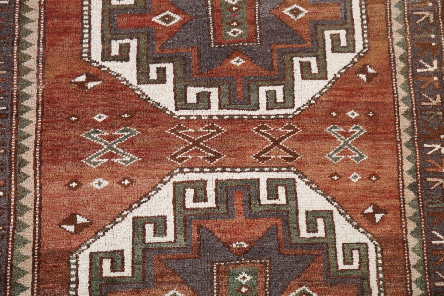 Natural Dye Tribal Anatolian Oriental Area Rug 4x5