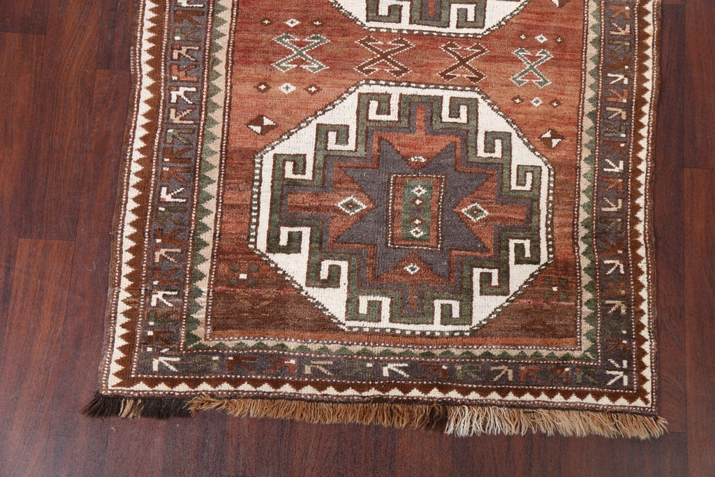 Natural Dye Tribal Anatolian Oriental Area Rug 4x5