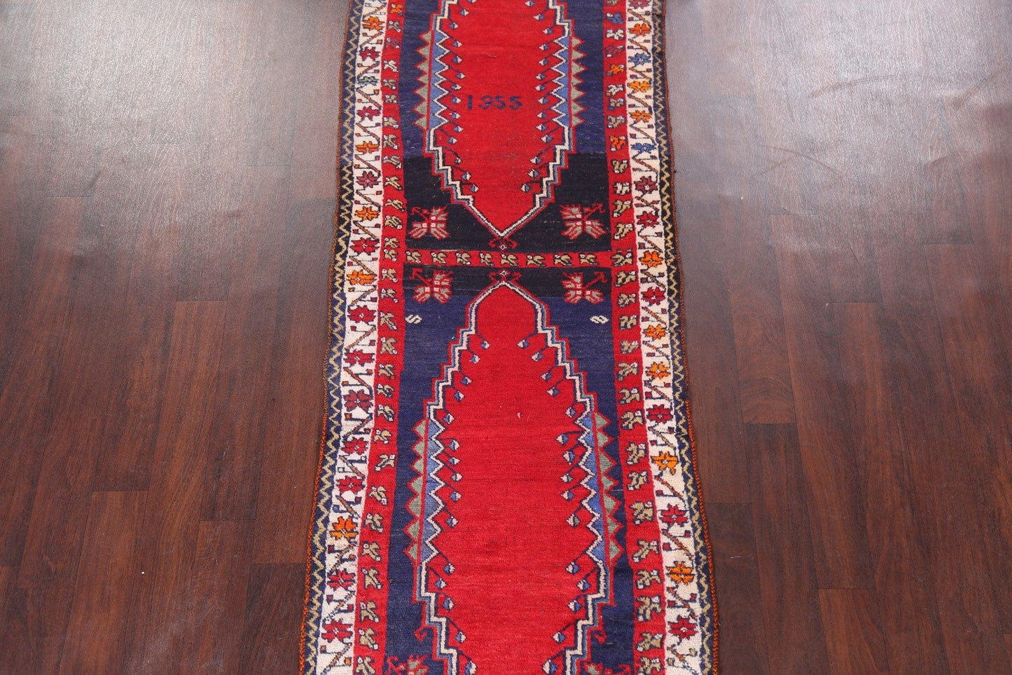 Geometric Shiraz Persian Runner Rug 3x9