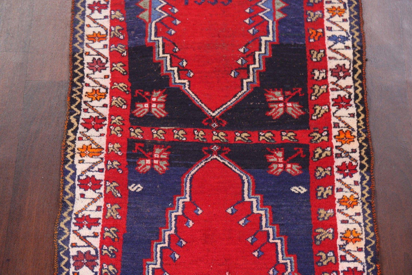 Geometric Shiraz Persian Runner Rug 3x9