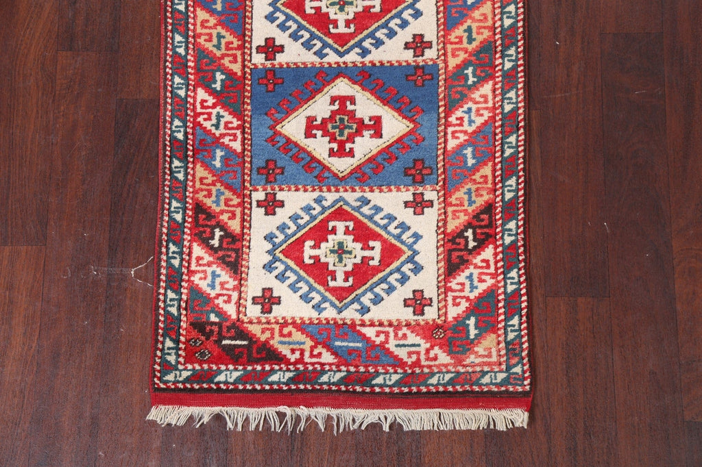 Geometric Anatolian Oriental Area Rug 3x9