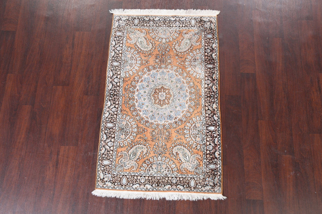 SILK Paisley Anatolian Oriental Area Rug 3x5