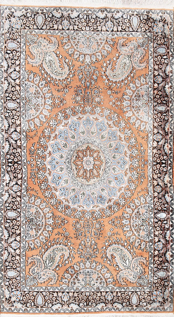 SILK Paisley Anatolian Oriental Area Rug 3x5