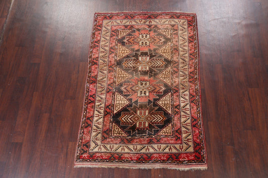 Tribal Geometric Anatolian Oriental Area Rug 4x7