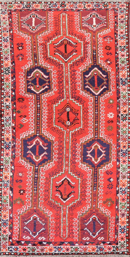 Tribal Geometric Shiraz Persian Area Rug 5x9