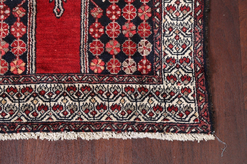 Geometric Bakhtiari Persian Runner Rug 4x10