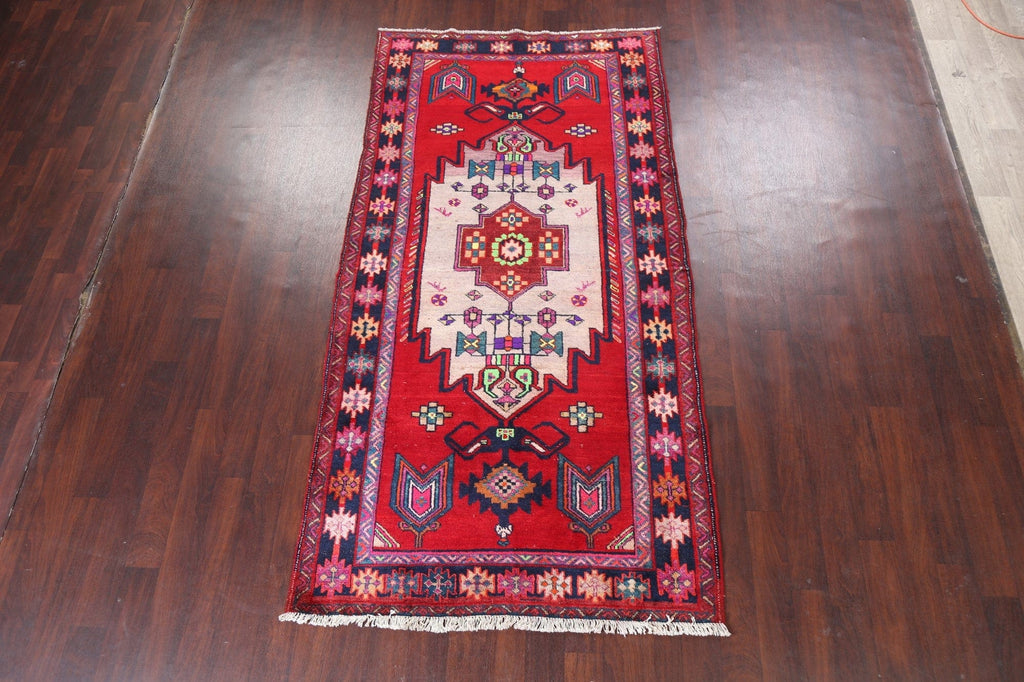 Geometric Hamedan Persian Area Rug 5x9