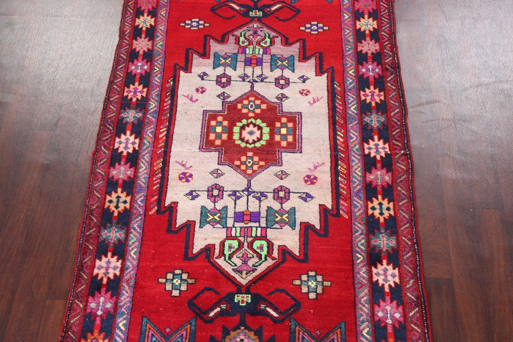 Geometric Hamedan Persian Area Rug 5x9