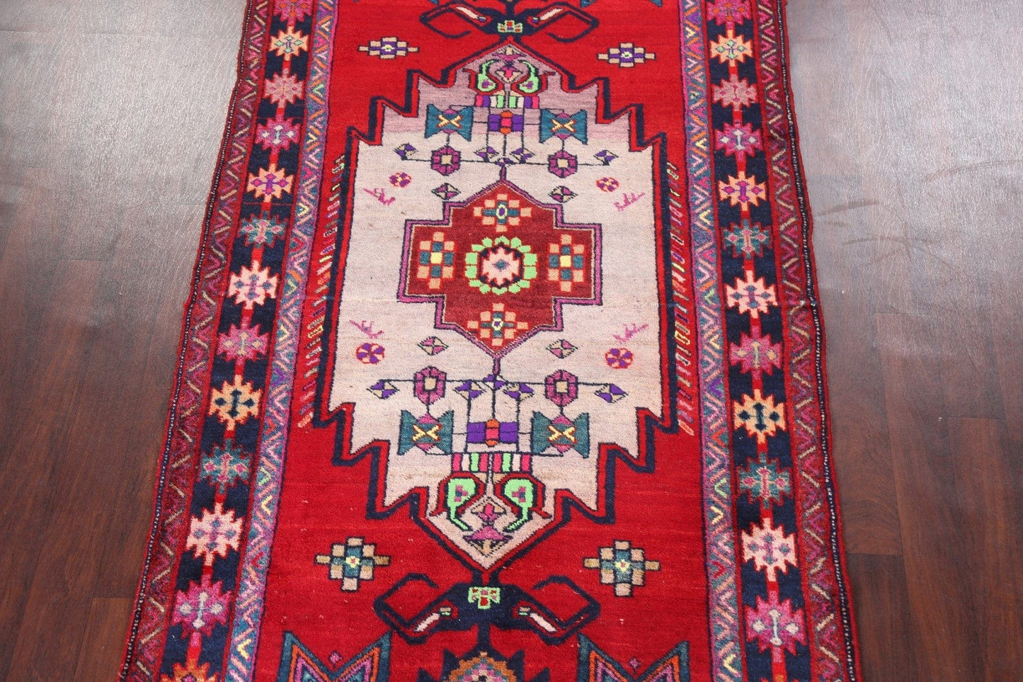 Geometric Hamedan Persian Area Rug 5x9