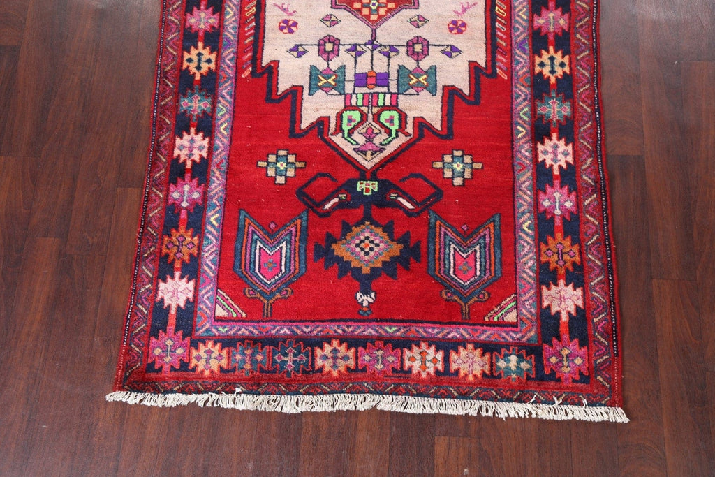 Geometric Hamedan Persian Area Rug 5x9