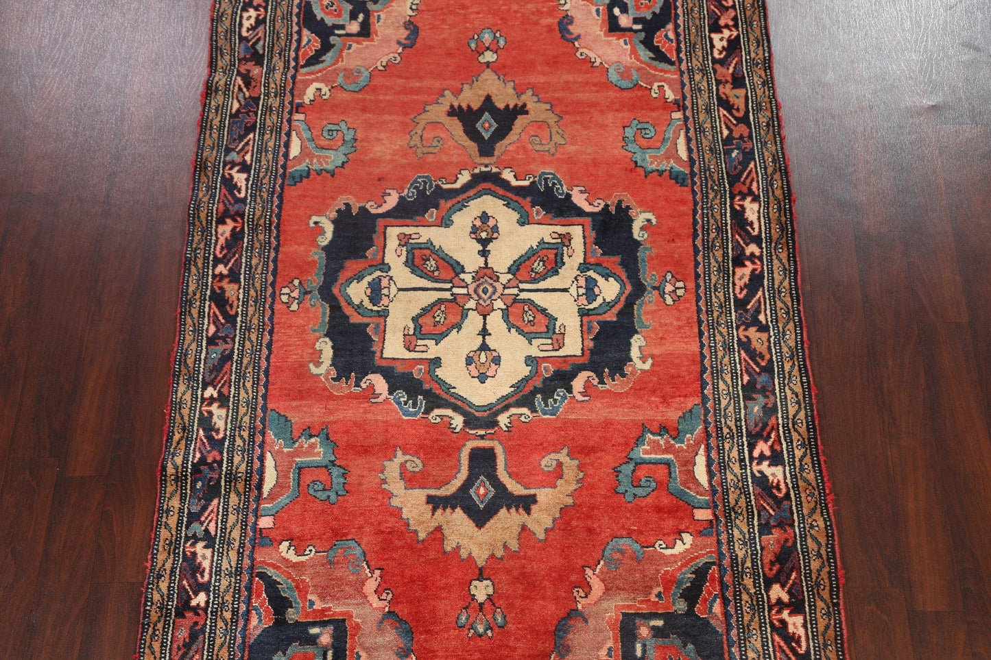 Geometric Hamedan Persian Area Rug 5x9