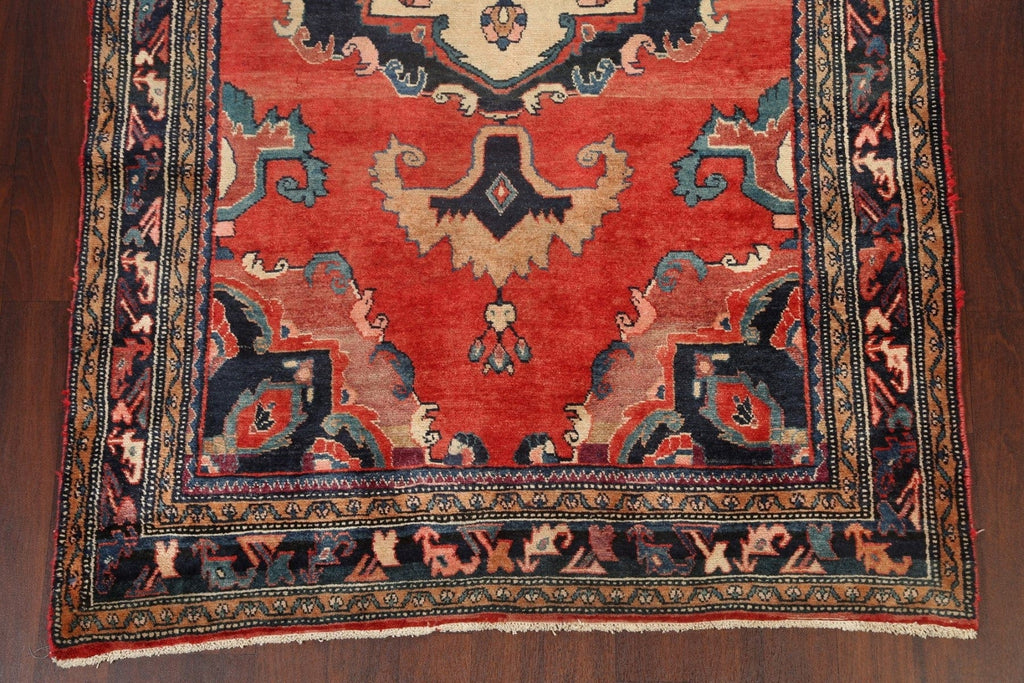 Geometric Hamedan Persian Area Rug 5x9