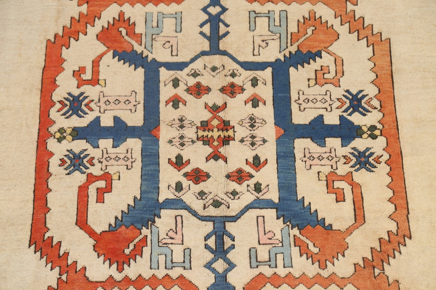 Geometric Anatolian Oriental Area Rug 7x11