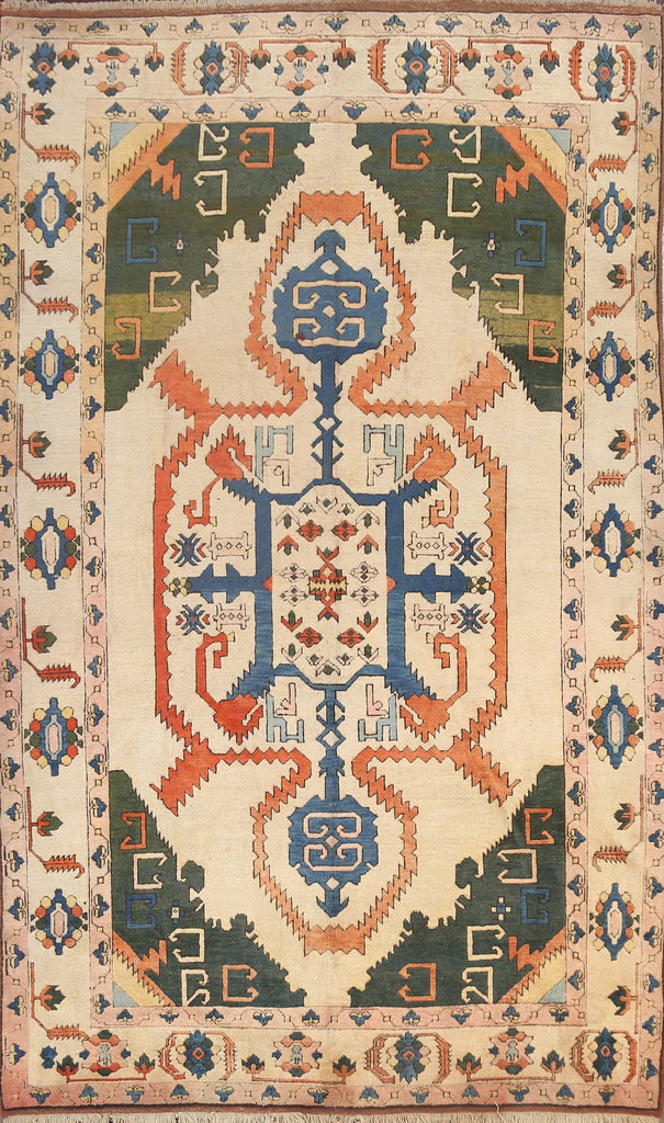 Geometric Anatolian Oriental Area Rug 7x11