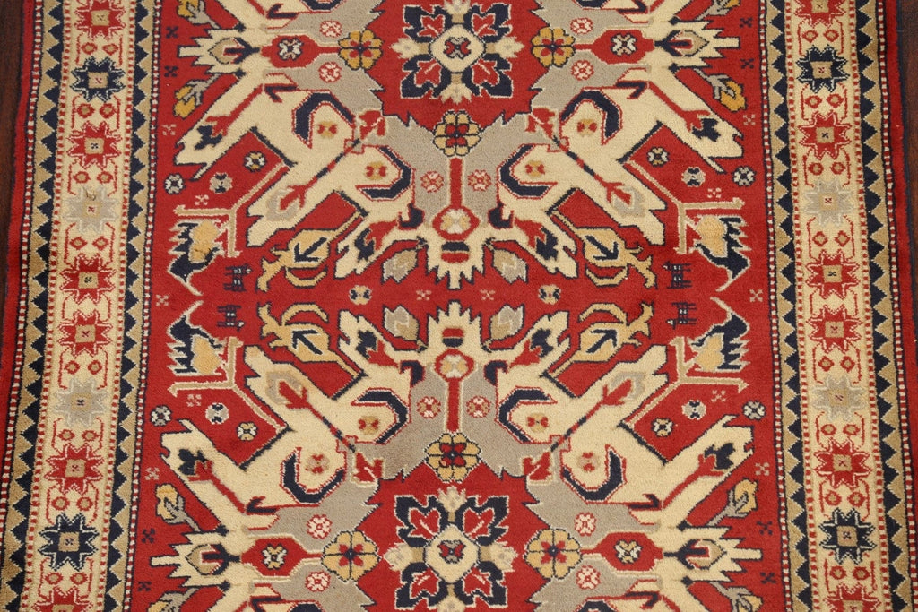 Geometric Anatolian Oriental Area Rug 4x6