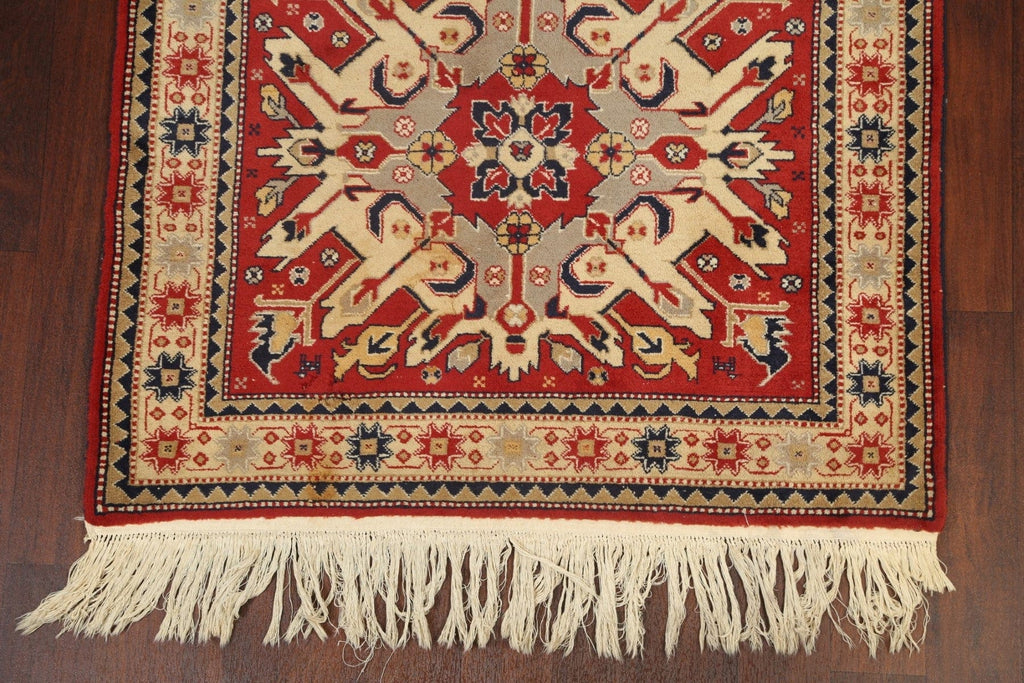 Geometric Anatolian Oriental Area Rug 4x6