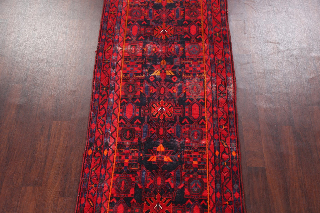 Geometric Malayer Persian Runner Rug 4x10