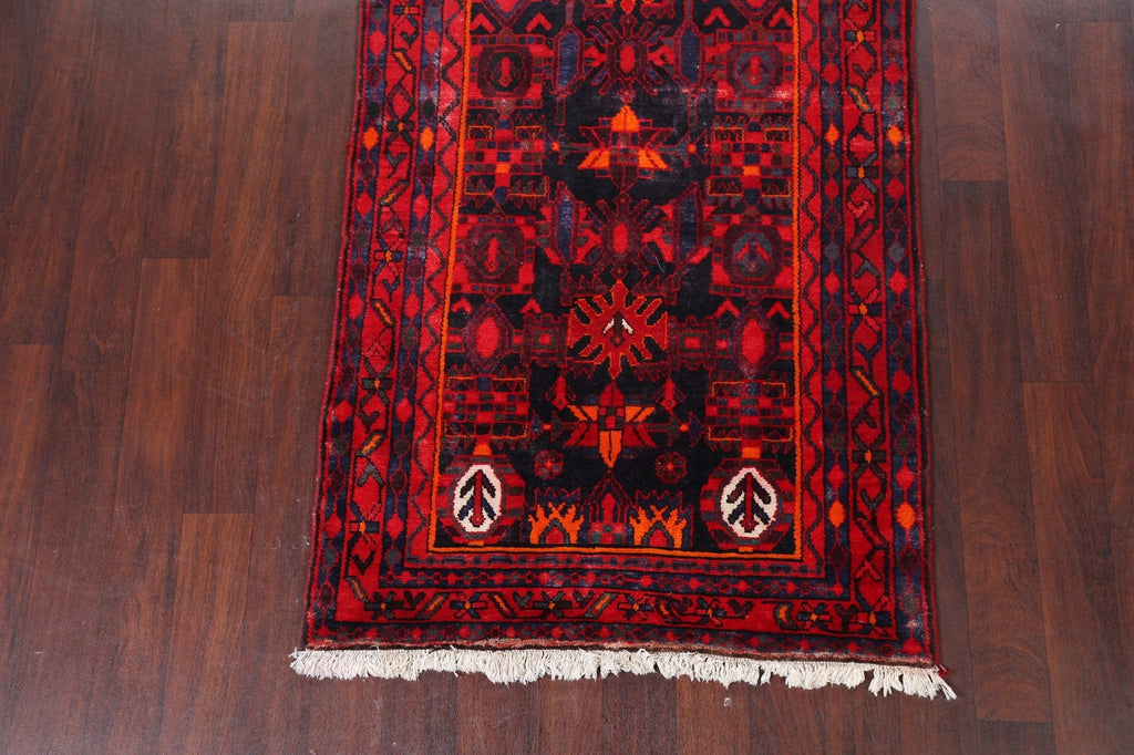 Geometric Malayer Persian Runner Rug 4x10