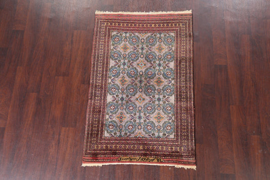 Geometric Turkoman Persian Area Rug 3x5