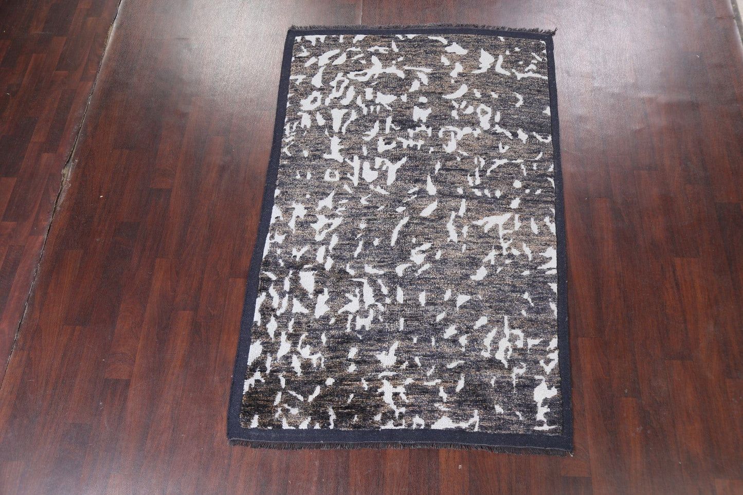 Contemporary Abstract Oriental Area Rug 5x7