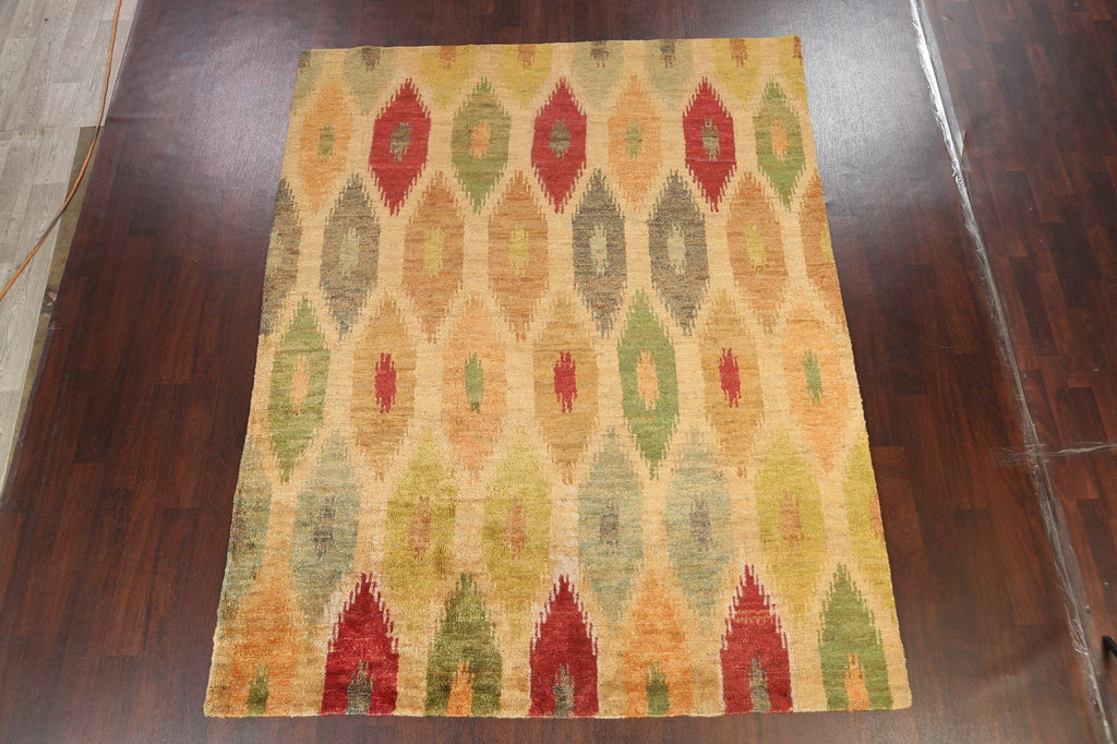 All-Over Abstract Oriental Area Rug 7x9