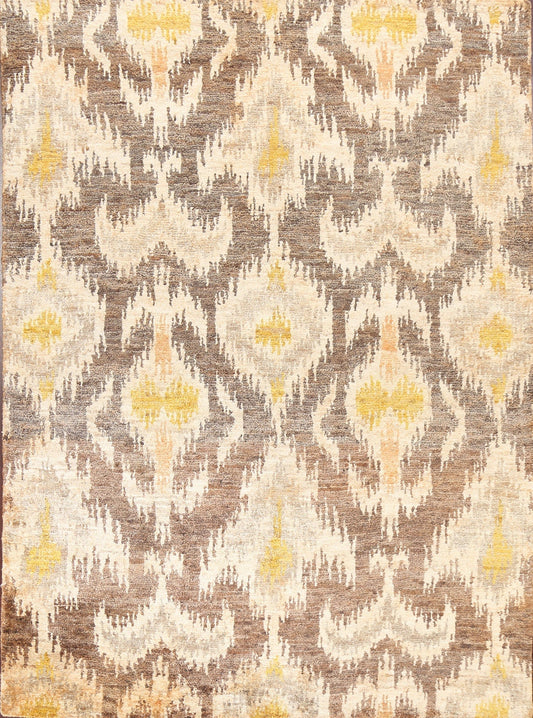 Contemporary Abstract Oriental Area Rug 8x10