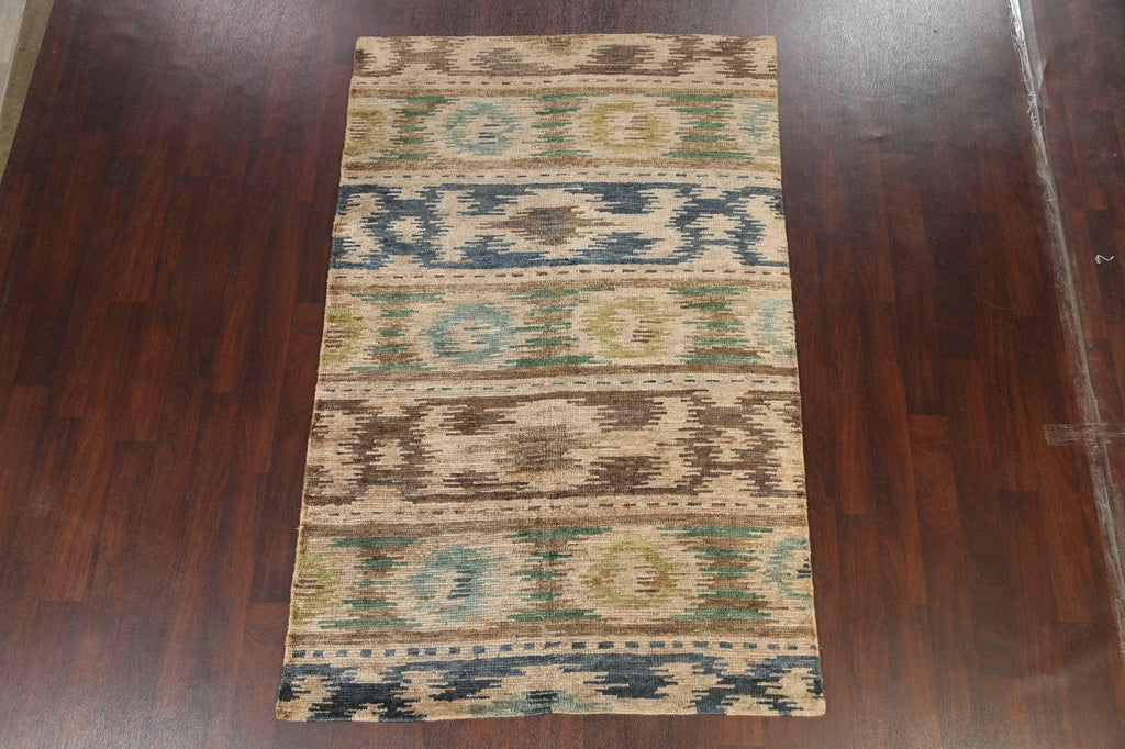 Stripe Abstract Oriental Area Rug 5x8