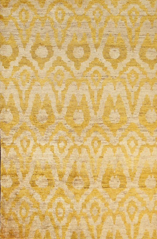 All-Over Abstract Oriental Area Rug 6x9