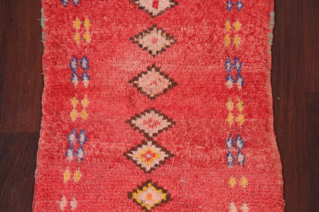 Tribal Moroccan Oriental Area Rug 3x5