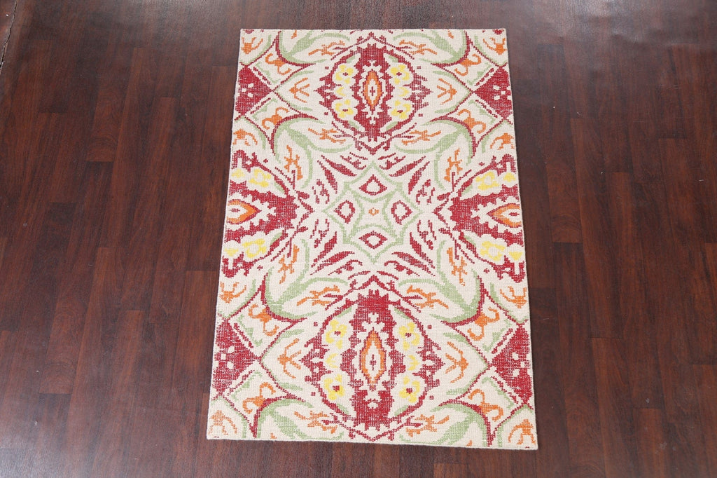 All-Over Abstract Distressed Area Rug 4x6